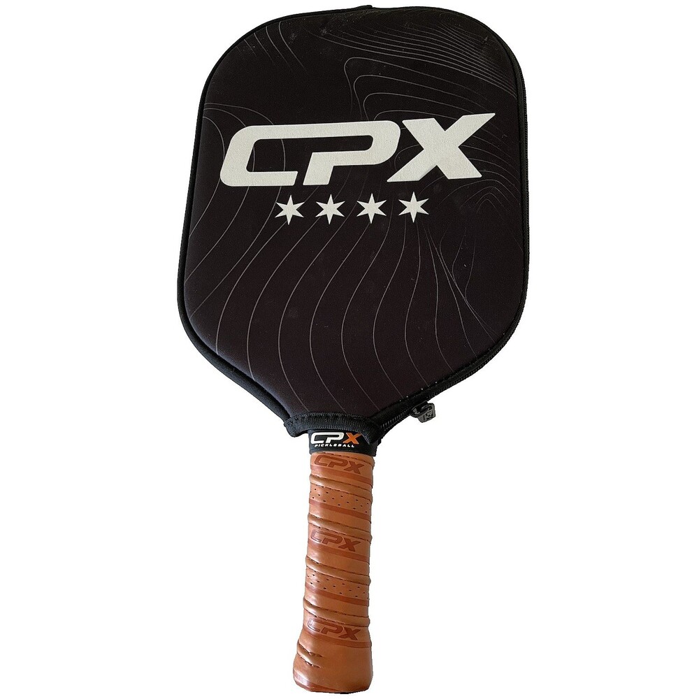CPX Pro Carbon Fiber Pickleball Paddle 19mm -USAPA Approved- Elite Spin w/ Cover - Picture 3 of 14